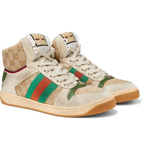 gucci vintage sneakers screener|gucci screener sneakers high top.